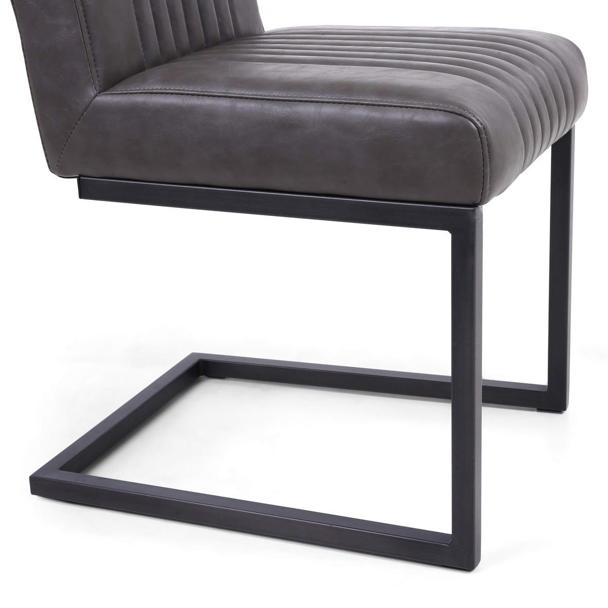 Faux Leather Dining Chairs in Set Of 2 Cantilever - Archer