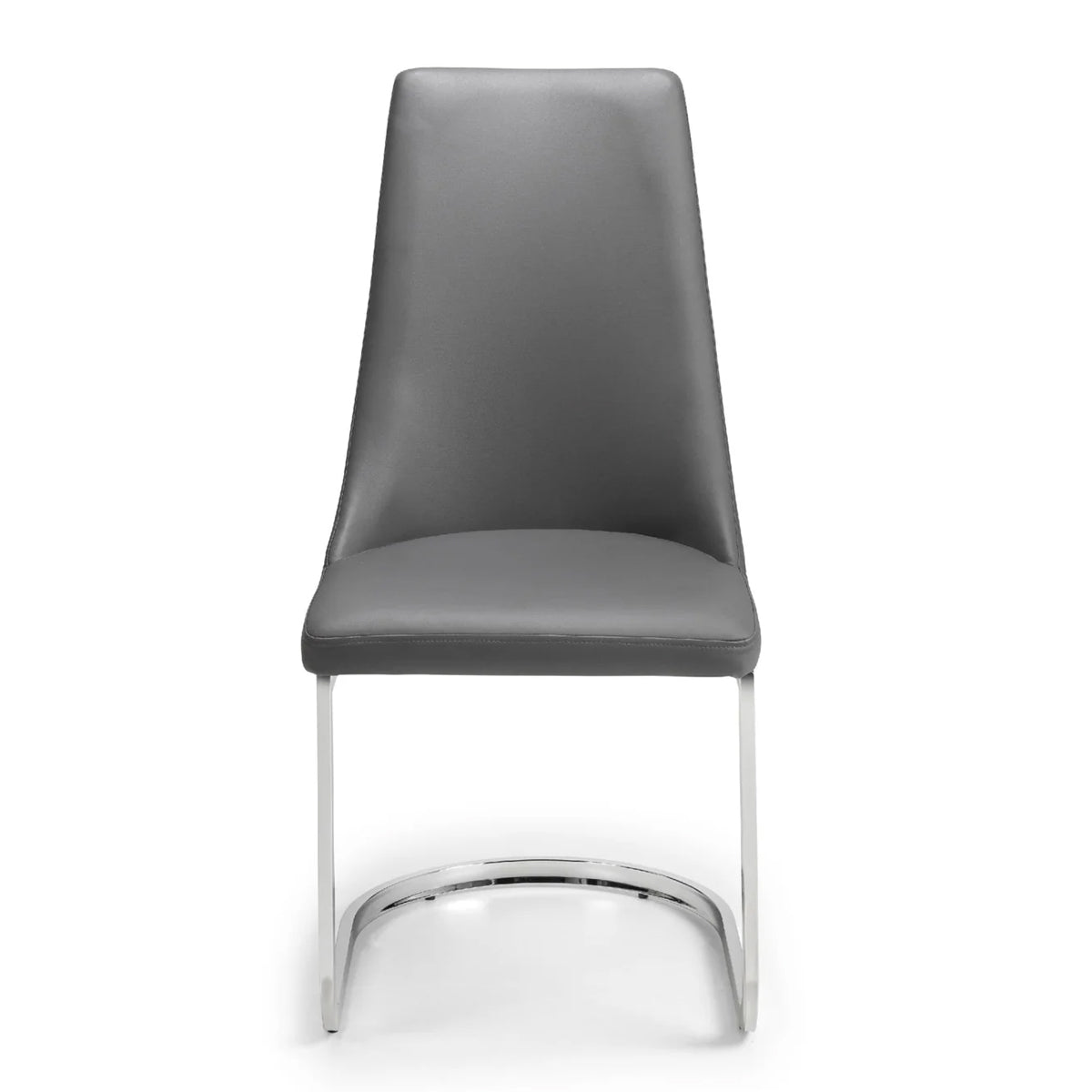 Faux Leather Dining Chairs in Set Of 2 Cantilever - Como