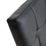 Faux Leather Dining Chairs in Set Of 2 With Chrome Metal Legs - Jenner