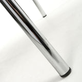 Faux Leather Dining Chairs in Set Of 2 With Chrome Metal Legs - Jenner