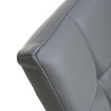 Faux Leather Dining Chairs in Set Of 2 With Chrome Metal Legs - Jenner