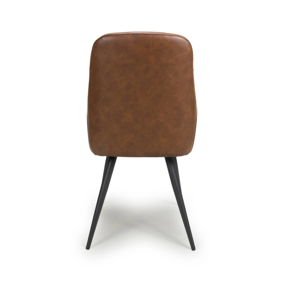 Faux Leather Dining Chairs in Set Of 2 - Corinth