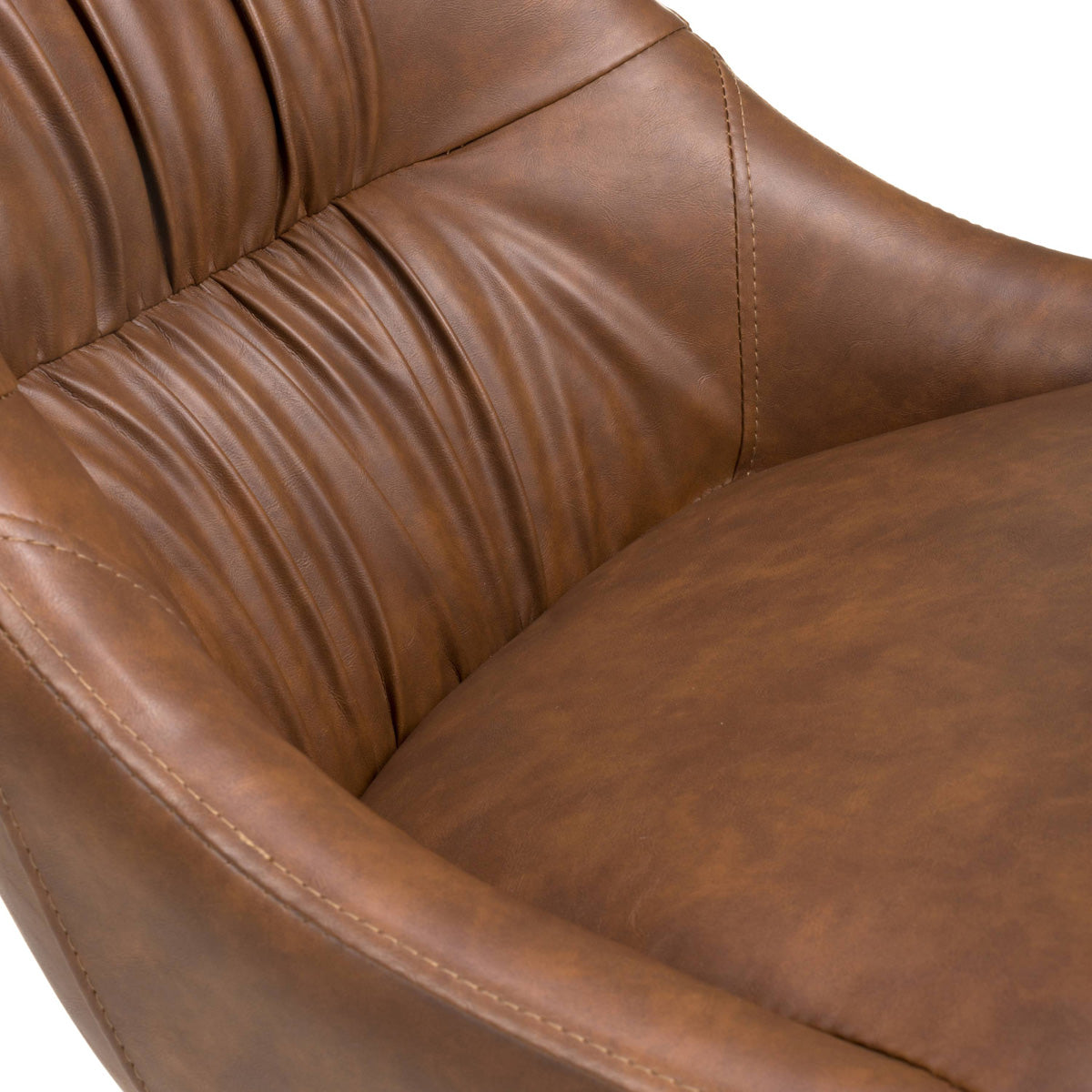 Faux Leather Dining Chairs in Set Of 2 - Corinth