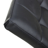 Faux Leather Dining Chairs in Set Of 2 With Gold Metal Legs - Jenner