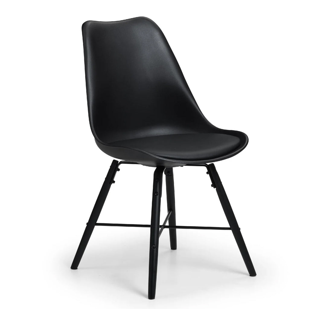 Faux Leather Dining Chairs in Set Of 2 - Kari