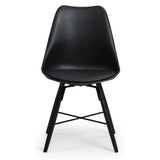 Faux Leather Dining Chairs in Set Of 2 - Kari