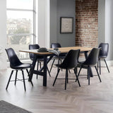 Faux Leather Dining Chairs in Set Of 2 - Kari