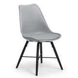 Faux Leather Dining Chairs in Set Of 2 - Kari
