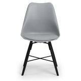 Faux Leather Dining Chairs in Set Of 2 - Kari