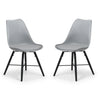 Faux Leather Dining Chairs in Set Of 2 - Kari
