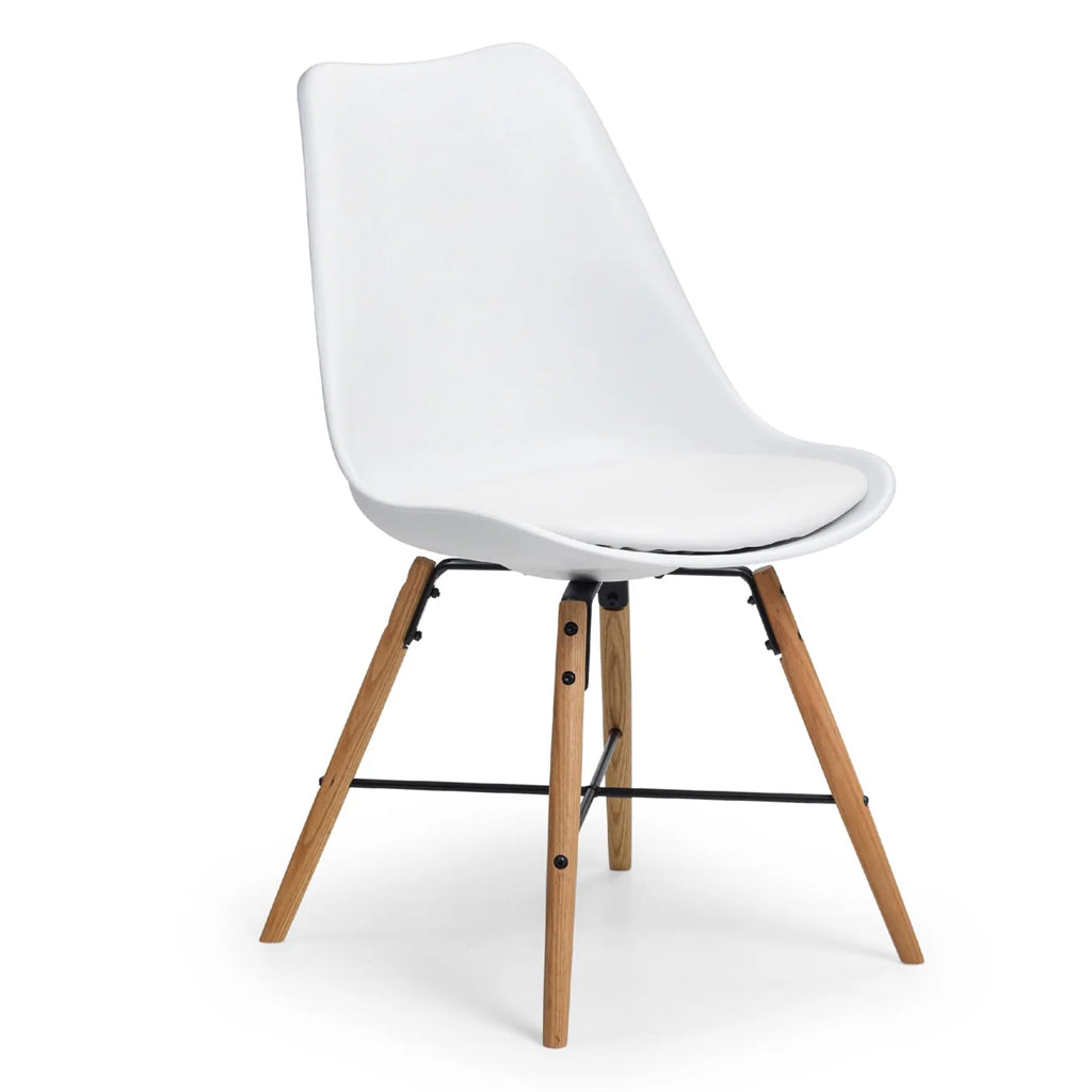 Faux Leather Dining Chairs in Set Of 2 - Kari