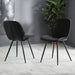 Faux Leather Dining Chairs in Set Of 2 - Otto