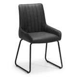 Faux Leather Dining Chairs in Set Of 2 - Soho