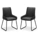 Faux Leather Dining Chairs in Set Of 2 - Soho