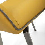 Faux Leather Dining Chairs in Set Of 2 With Swivel Function - Mako