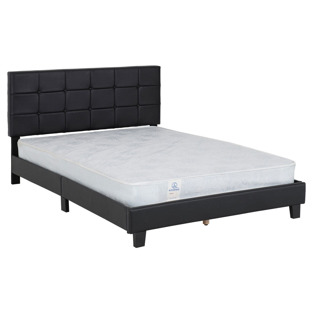 Faux Leather Double Bed - Arran