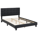 Faux Leather Double Bed - Arran
