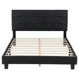 Faux Leather Double Bed - Arran