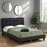 Faux Leather Double Bed - Arran