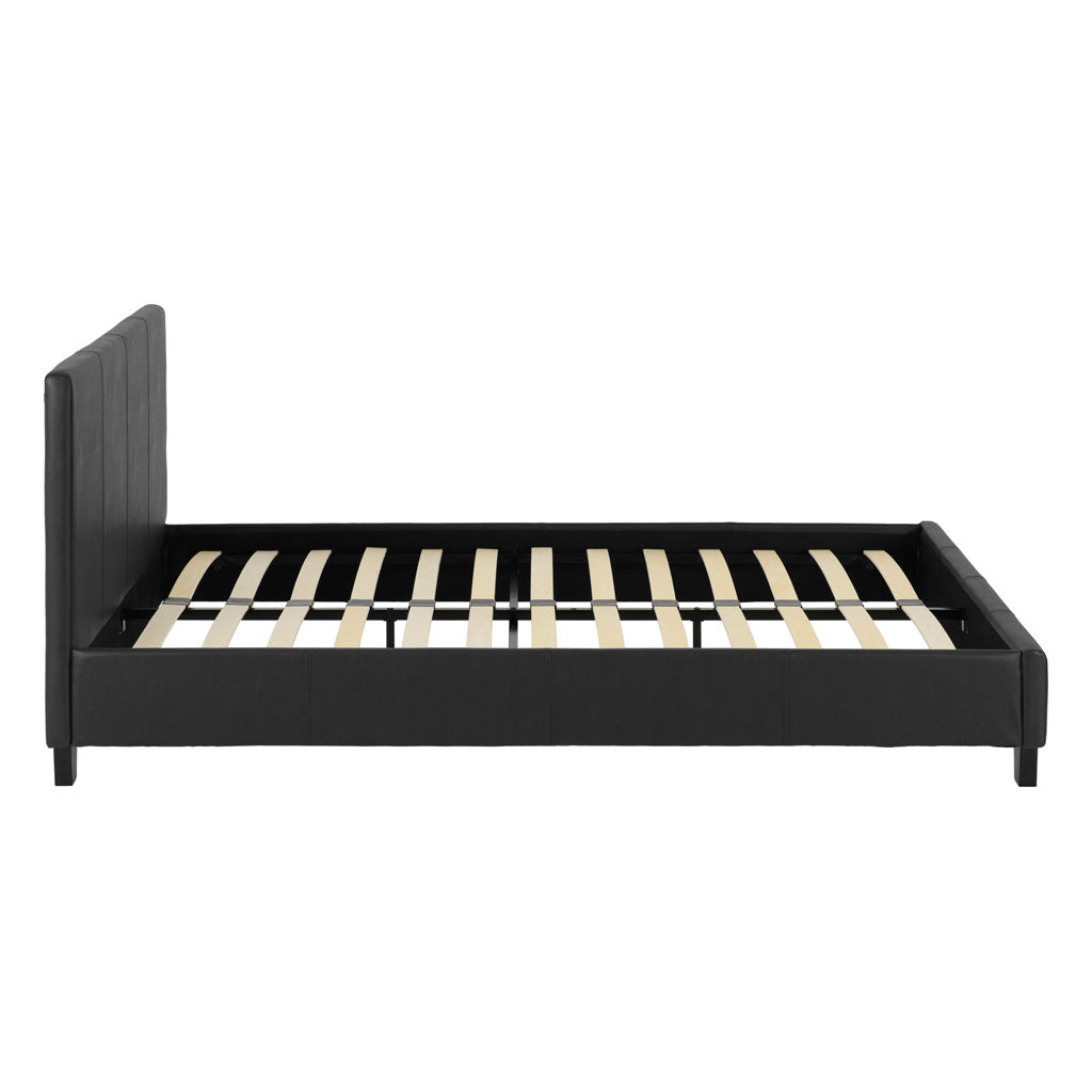 Faux Leather Double Bed - Prado