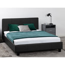 Faux Leather Double Bed - Prado
