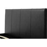Faux Leather Double Ottoman Storage Bed - Waverley