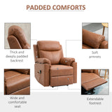 Faux Leather Electric Recliner Chair 83cm Wide - Velmora