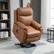 Faux Leather Electric Recliner Chair 83cm Wide - Velmora