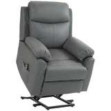Faux Leather Electric Recliner Chair 83cm Wide - Velmora