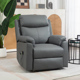 Faux Leather Electric Recliner Chair 83cm Wide - Velmora