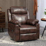Faux Leather Electric Recliner Chair 83cm Wide - Velmora