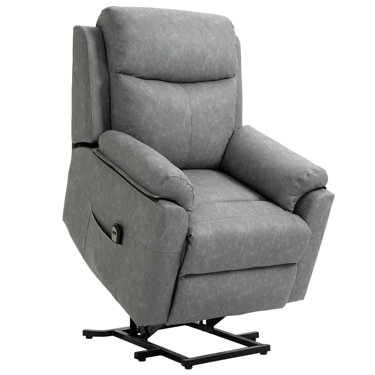 Faux Leather Electric Recliner Chair 83cm Wide - Velmora