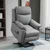 Faux Leather Electric Recliner Chair 83cm Wide - Velmora