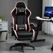 Faux Leather Gaming Chair 65cm Wide With Headrest - Velmora