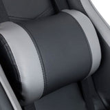 Faux Leather Gaming Chair With Grey Accents - Comet