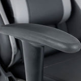 Faux Leather Gaming Chair With Grey Accents - Comet