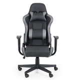 Faux Leather Gaming Chair With Grey Accents - Comet
