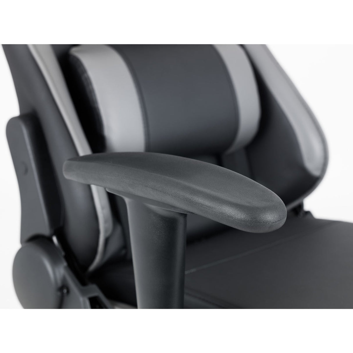 Faux Leather Gaming Chair With Grey Accents - Comet