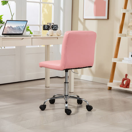 Faux Leather Home And Office Chair 44cm Wide - Velmora