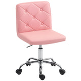 Faux Leather Home And Office Chair 44cm Wide - Velmora