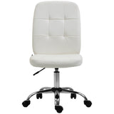 Faux Leather Home And Office Chair 45cm Wide - Velmora