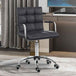Faux Leather Home And Office Chair 52.5cm Wide - Velmora