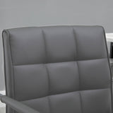 Faux Leather Home And Office Chair 52.5cm Wide - Velmora