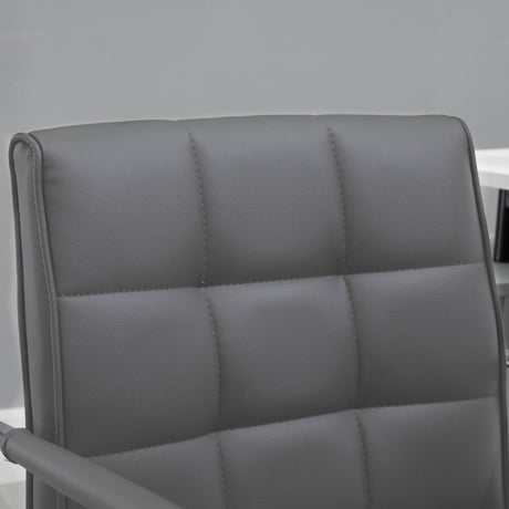 Faux Leather Home And Office Chair 52.5cm Wide - Velmora