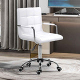 Faux Leather Home And Office Chair 52.5cm Wide - Velmora