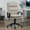 Faux Leather Home And Office Chair 64cm Wide With Adjustable Height - Velmora
