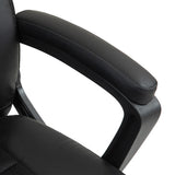 Faux Leather Home And Office Chair 65cm Wide With Castors - Velmora