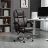 Faux Leather Home And Office Chair 66cm Wide With 6 Point Vibrating Massage - Velmora