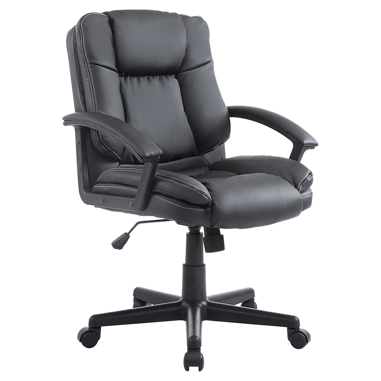 Faux Leather Home And Office Chair 67cm Wide - Velmora