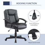 Faux Leather Home And Office Chair 67cm Wide - Velmora